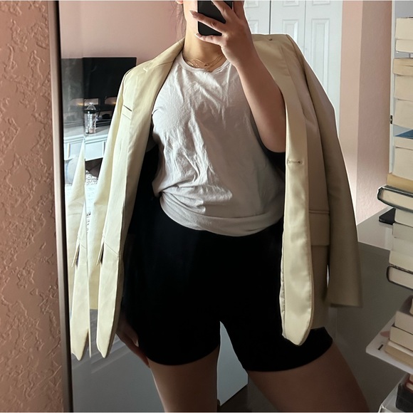 Zara PU Leather Blazer - Picture 2 of 8